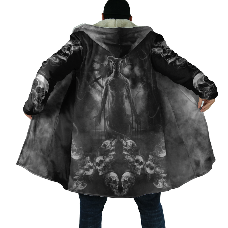 Skull Satan Dream Coat - Plus Size Cloak (No Bag)