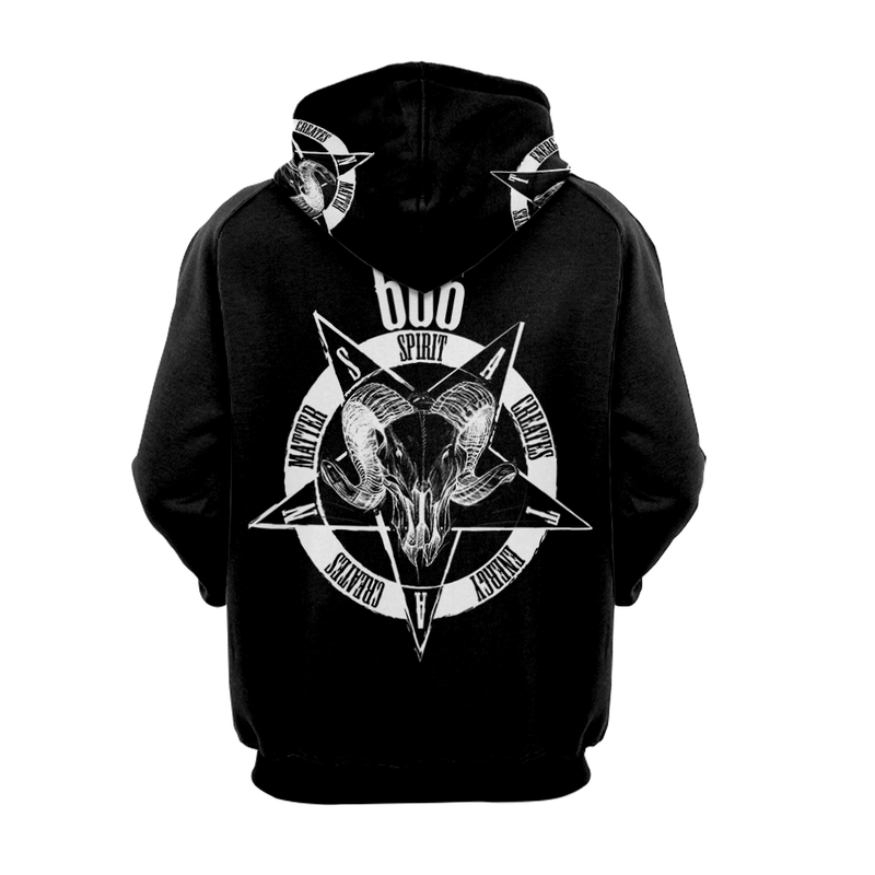 Satan 666 V2 Hoodie Raglan Sleeve