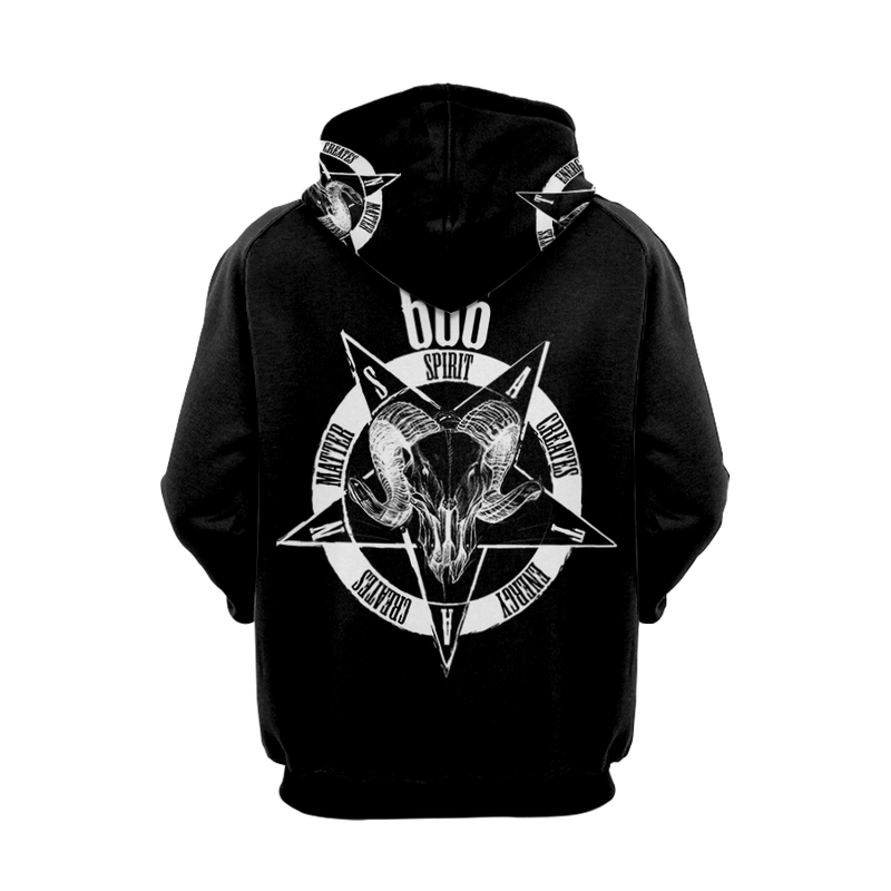 Satan 666 V2 Hoodie Raglan Sleeve Zip-up
