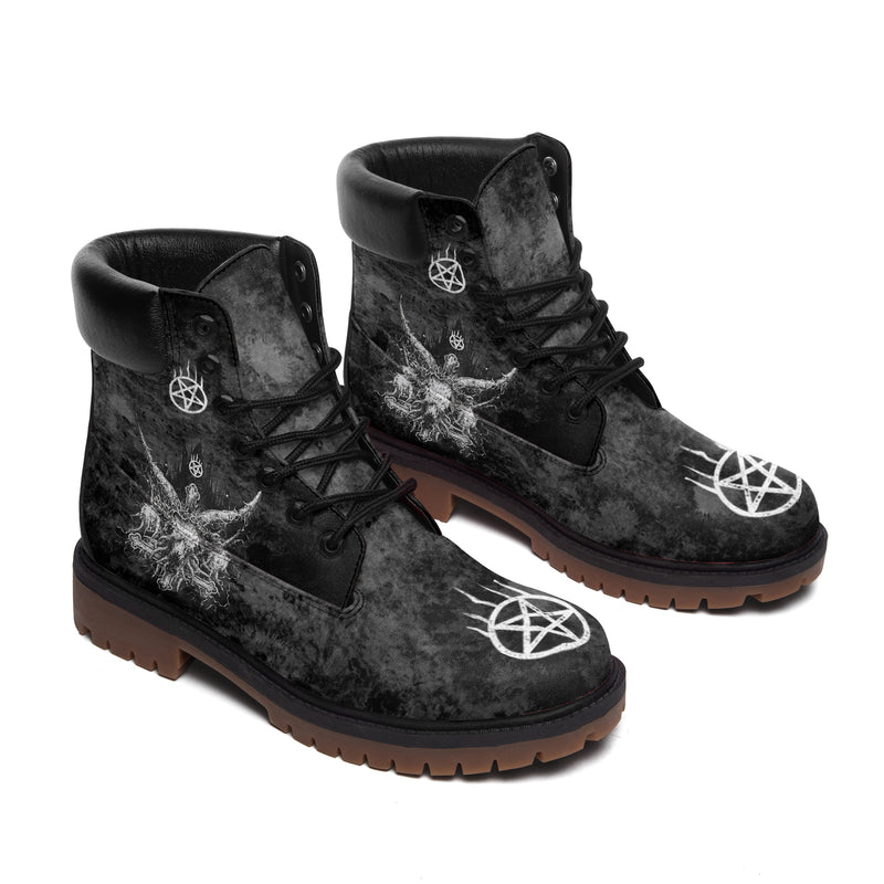 Pentagram Satanic Boots