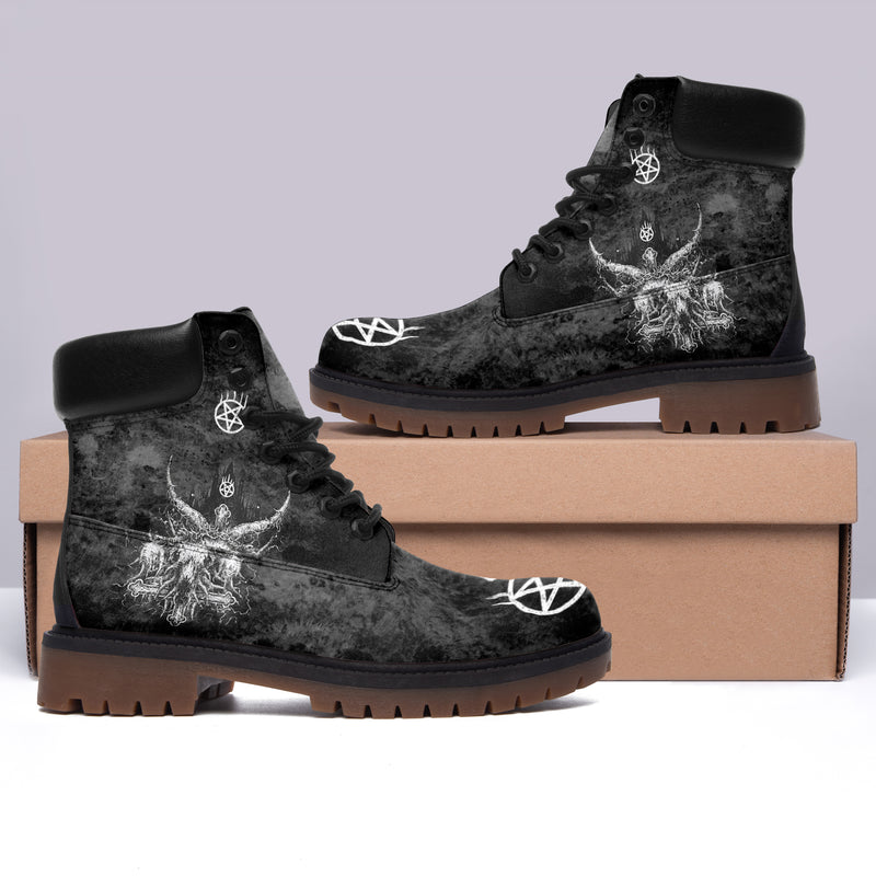 Pentagram Satanic Boots