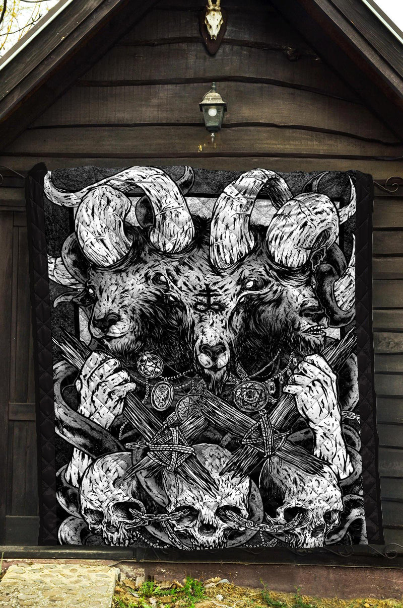 Satan 1H55 Quilt Blanket