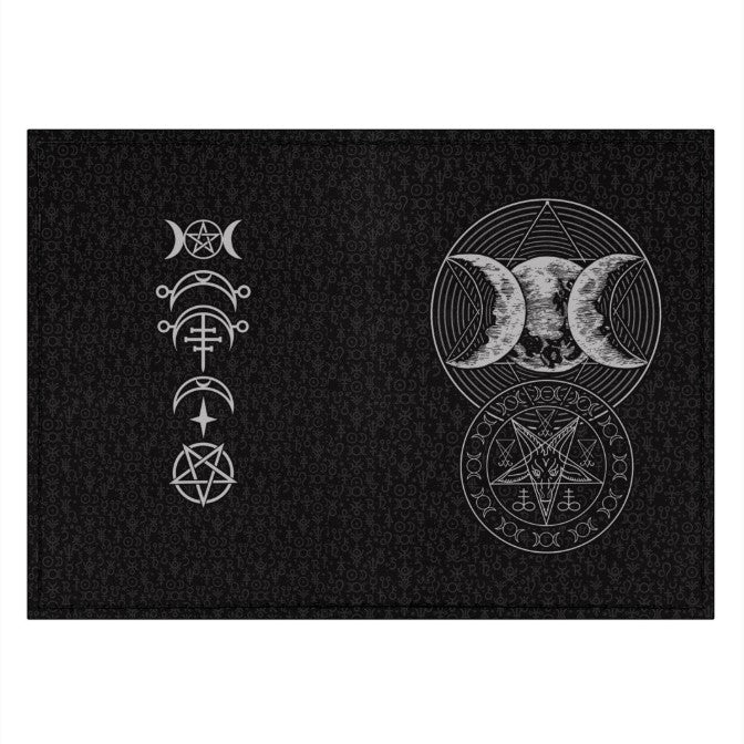 TRIPLE MOON LEATHER NOTEBOOK - PASSPORT HOLDER - WALLET