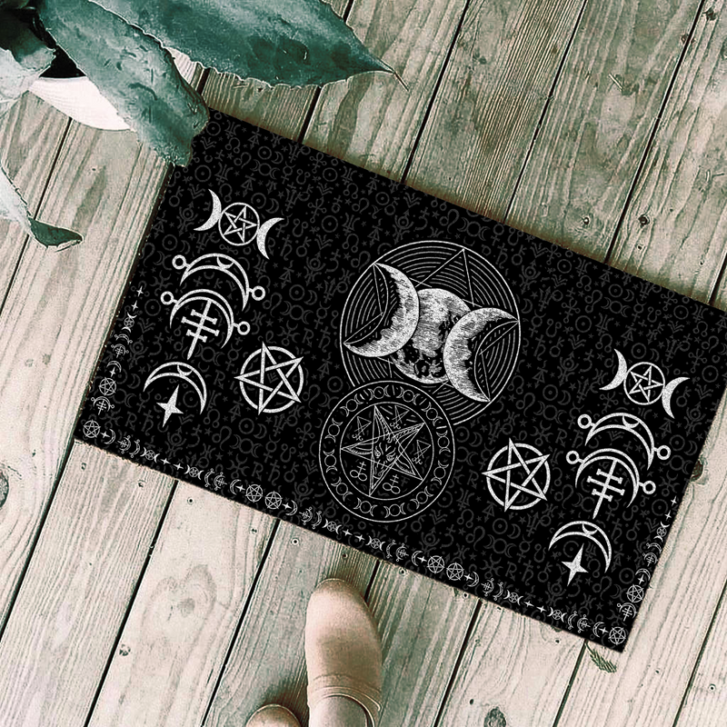 Triple Moon Doormat