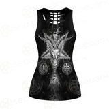 3D ALL OVER SATANIC Hollow Out Tank Top