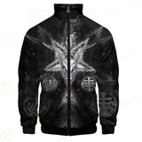 3D ALL OVER SATANIC Stand-up Collar Jacket