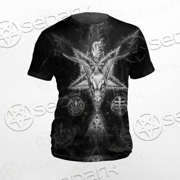 Satanic Merch 3D ALL OVER SATANIC Unisex T-shirt – Secret Darkness