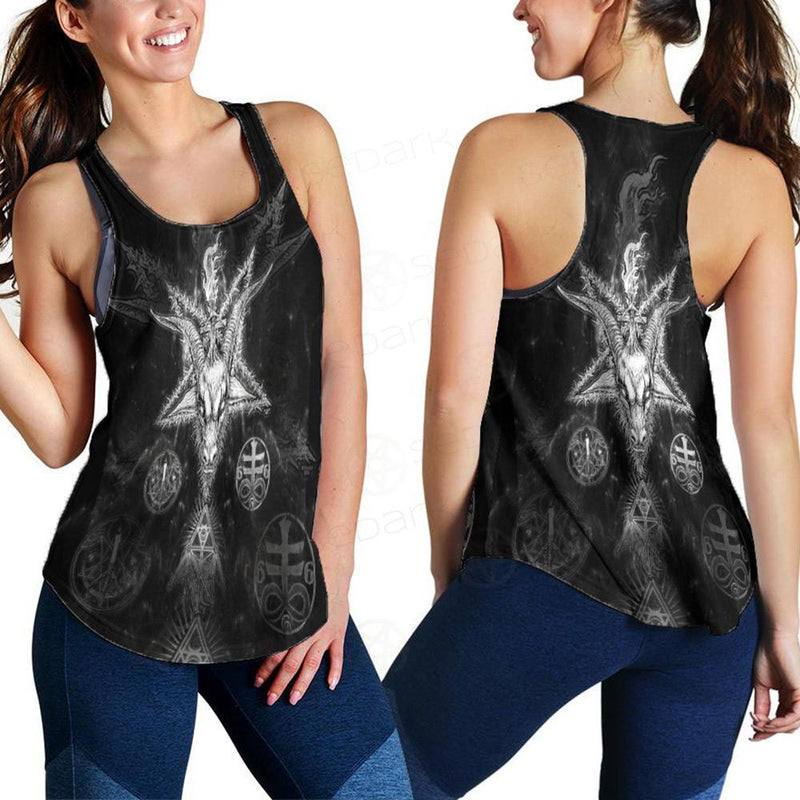 3D ALL OVER SATANIC Women Tank Top