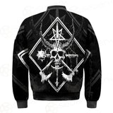 3D All Over Satanic Skull SDN-1002 Bomber Jacket