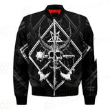 3D All Over Satanic Skull SDN-1002 Bomber Jacket