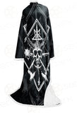 3D All Over Satanic Skull SDN-1002 Sleeved Blanket
