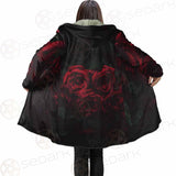 Dark Red Rose SDN-1003 Cloak with bag