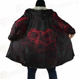 Dark Red Rose SDN-1003 Cloak with bag