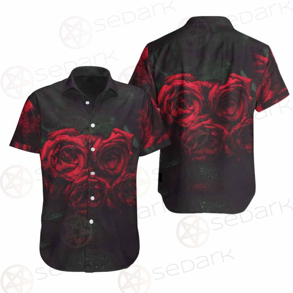 Dark Red Rose SDN-1003 Shirt Allover
