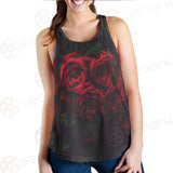 Dark Red Rose SDN-1003 Women Tank Top