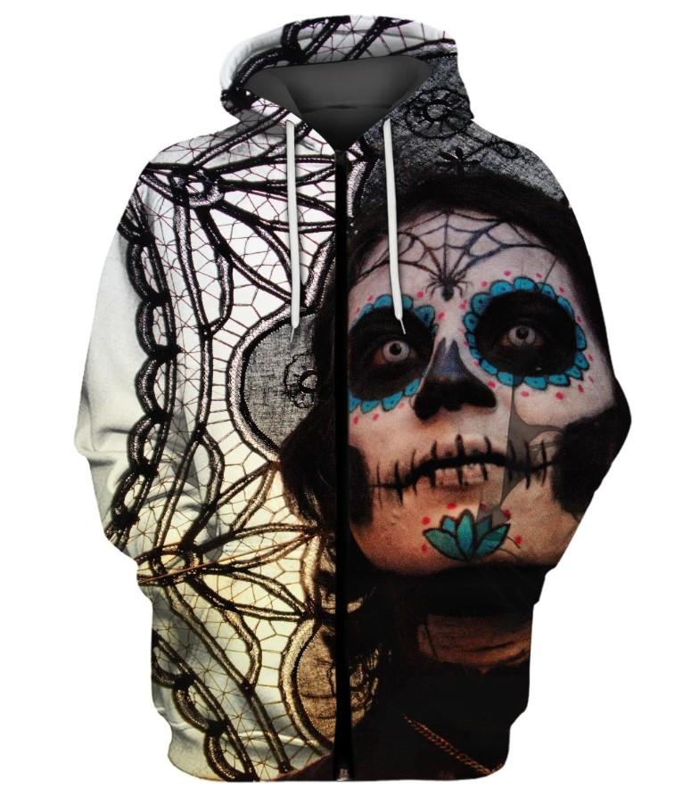 Amazing 3D All Over Zip Hoodie