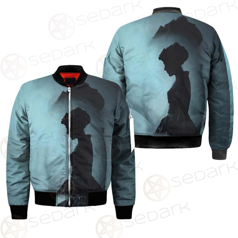 Woman In Dress SDN-1006 Bomber Jacket