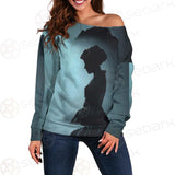 Woman In Dress SDN-1006 Off Shoulder Sweaters
