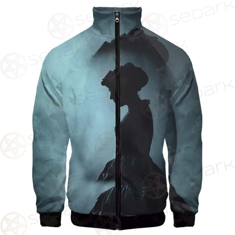 Woman In Dress SDN-1006 Stand-up Collar Jacket