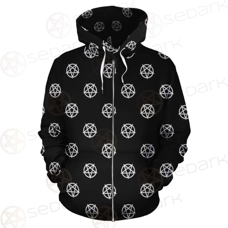 Pentagram Star SDN-1007 Zip-up Hoodies