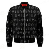 Satanic Symbol Bomber Jacket