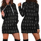 Satanic Symbol Hoodie Dress