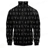 Satanic Symbol Stand-up Collar Jacket