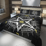 Baphomet Sacred Geometry Mark Beast Pentagram Sigil Bed set