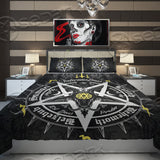 Baphomet Sacred Geometry Mark Beast Pentagram Sigil Bed set