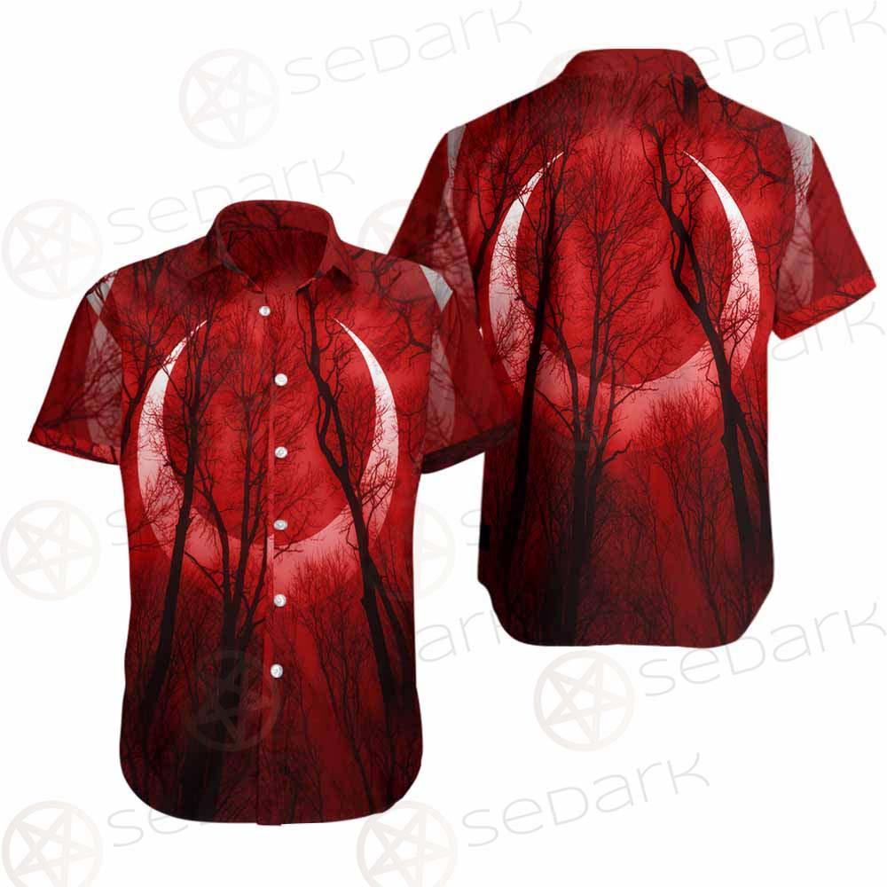 Dark Scary Forest SDN-1010 Shirt Allover
