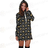 Four Eyed Cat Roses SDN-1011 Hoodie Dress