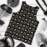 Four Eyed Cat Roses SDN-1011 Men Tank-tops