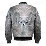 Black Mass Montage Occult Goat Skull SDN-1012 Bomber Jacket