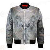 Black Mass Montage Occult Goat Skull SDN-1012 Bomber Jacket