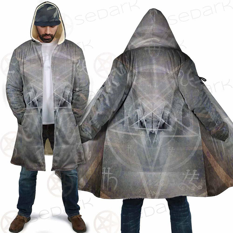 Black Mass Montage Occult Goat Skull SDN-1012 Cloak with bag