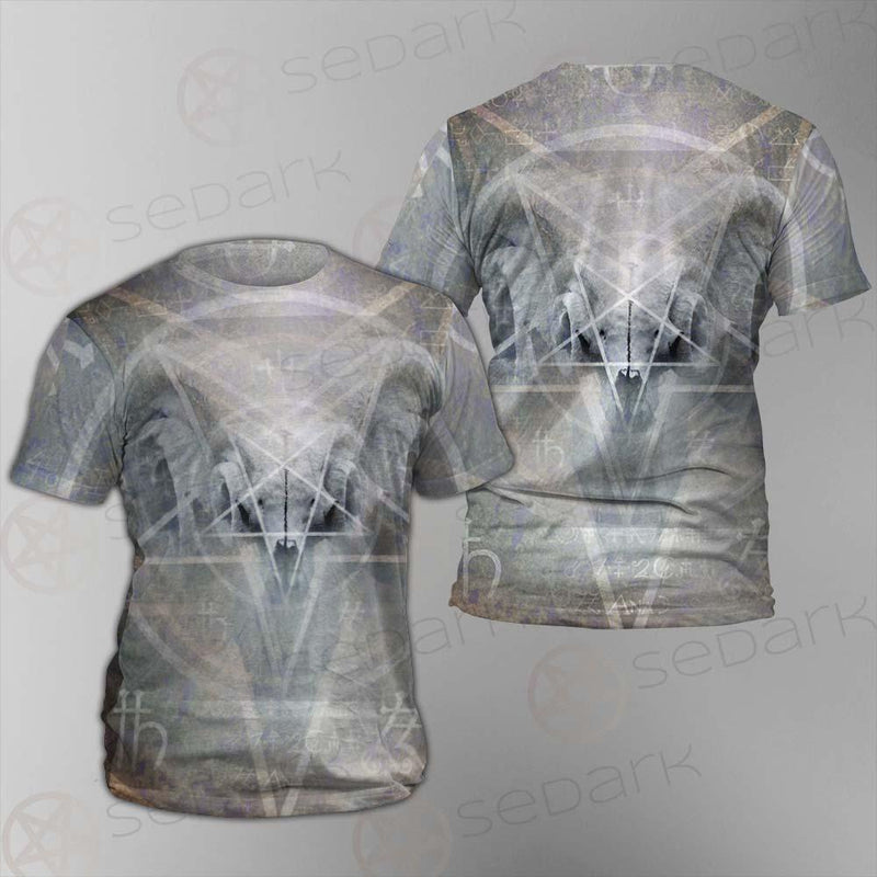 Black Mass Montage Occult Goat Skull SDN-1012 Unisex T-shirt