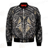 The Symbol Baphomet Of Satanism Baphomet SDN-1013 Bomber Jacket