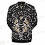 The Symbol Baphomet Of Satanism Baphomet SDN-1013 Button Jacket