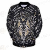 The Symbol Baphomet Of Satanism Baphomet SDN-1013 Button Jacket