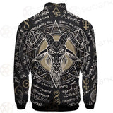 The Symbol Baphomet Of Satanism Baphomet SDN-1013 Stand-up Collar Jacket