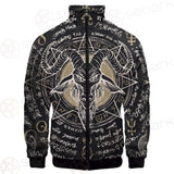 The Symbol Baphomet Of Satanism Baphomet SDN-1013 Stand-up Collar Jacket