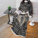 The Symbol Baphomet Of Satanism Baphomet SDN-1013 Sleeved Blanket