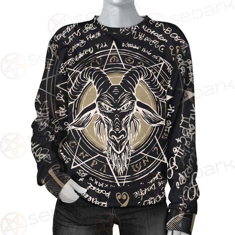 The Symbol Baphomet Of Satanism Baphomet SDN-1013 Unisex Sweatshirt