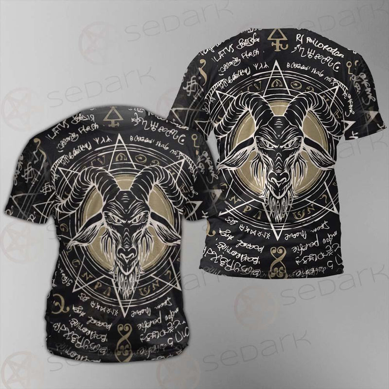The Symbol Baphomet Of Satanism Baphomet SDN-1013 Unisex T-shirt
