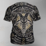 The Symbol Baphomet Of Satanism Baphomet SDN-1013 Unisex T-shirt