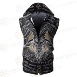 The Symbol Baphomet Of Satanism Baphomet SDN-1013 Zip Sleeveless Hoodie