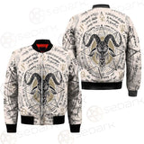 Horned Goat And Octagonal Star SDN-1014 Bomber Jacket