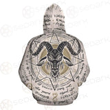 Horned Goat And Octagonal Star SDN-1014 Hoodie Allover