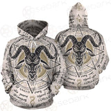 Horned Goat And Octagonal Star SDN-1014 Hoodie Allover