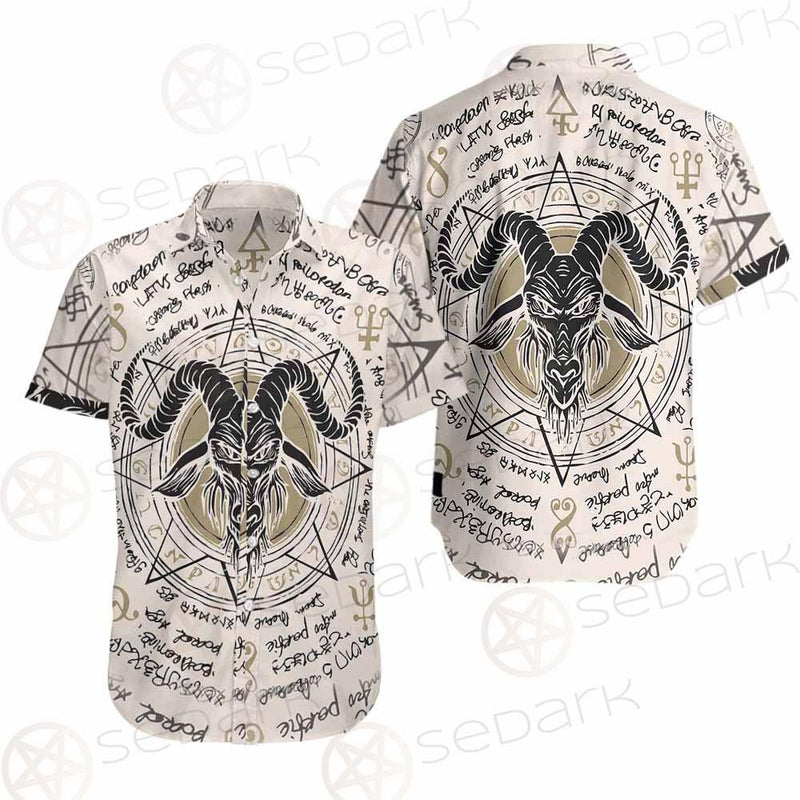 Horned Goat And Octagonal Star SDN-1014 Shirt Allover